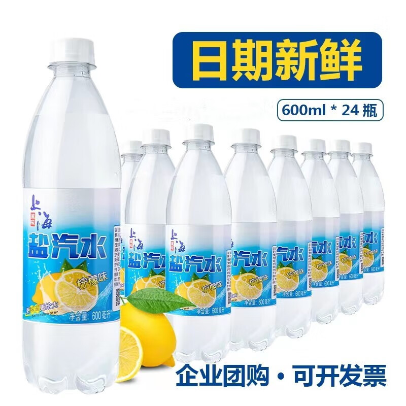 特种印象 新货上海盐汽水600ml*24瓶 ￥16.29