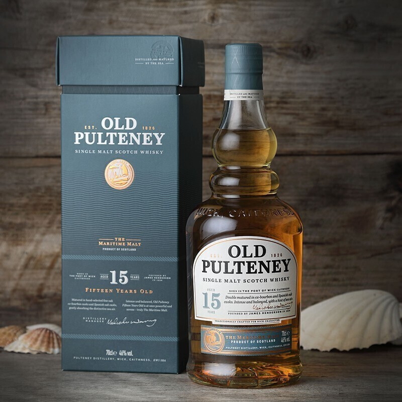 OLD PULTENEY 富特尼 15年 苏格兰 单一麦芽威士忌 46%vol 700ml 636元（需用券）