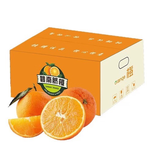 橙之味 江西赣南脐橙 净重2.7斤 单个120g+ 5.9元（需用券）