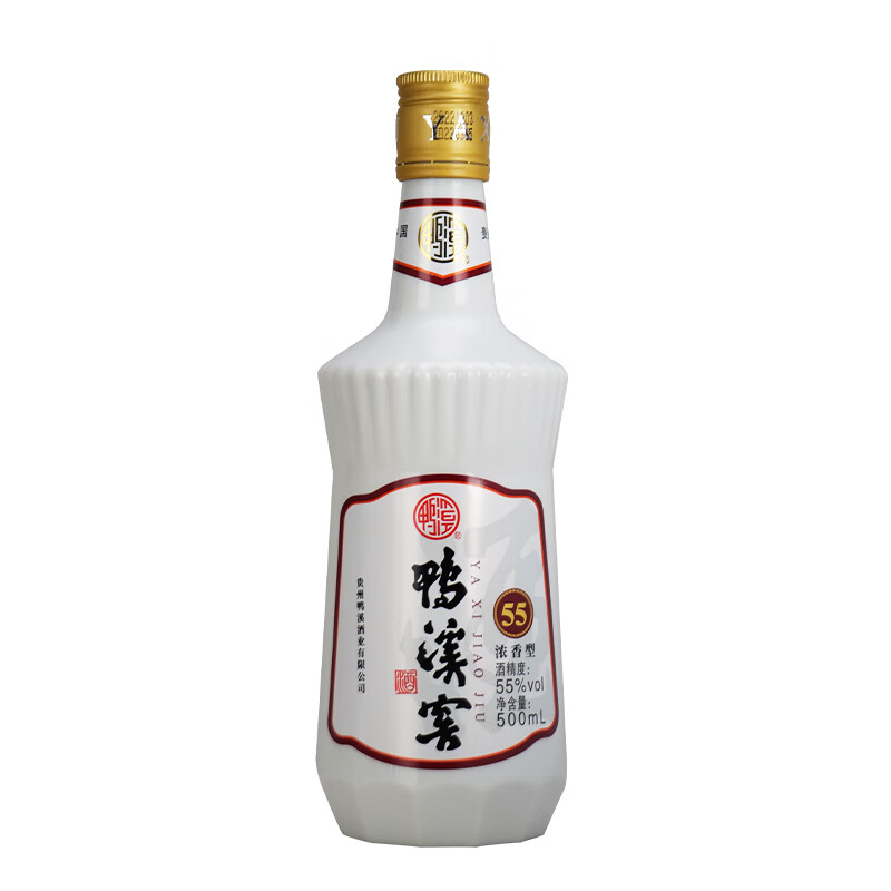 鸭溪窖 55度 浓香型白酒 500mL 单瓶装 59.9元