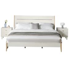 PLUS会员：全友家居 床现代简约板式床双人床智能LED灯带拱形排骨架单床12910