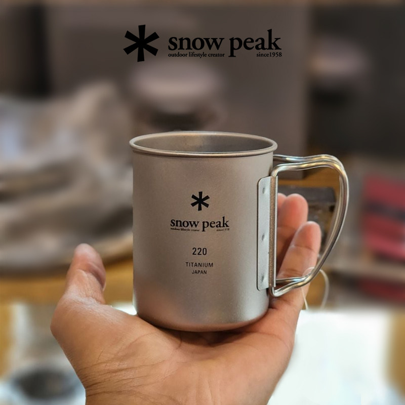 移动端：snow peak SnowPeak雪峰钛杯单双层金色办公室露营茶杯咖啡杯MG143 189元
