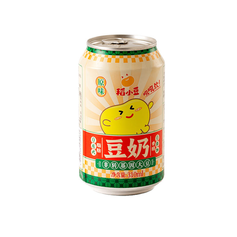 稻小豆 原味豆奶 310ml*4罐 ￥12