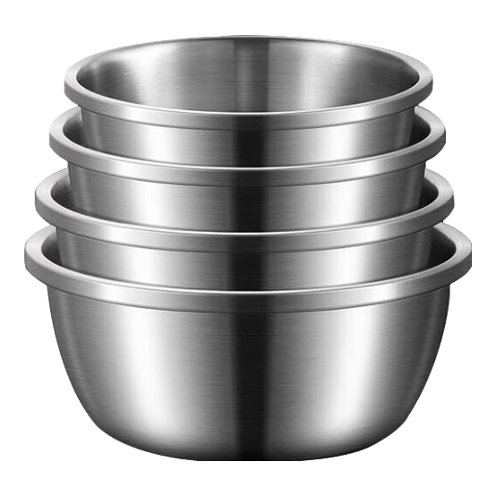 金汤银饺 316不锈钢调料盆家用厨房加厚加深洗菜盆打鸡蛋和面盆洗水果汤盆