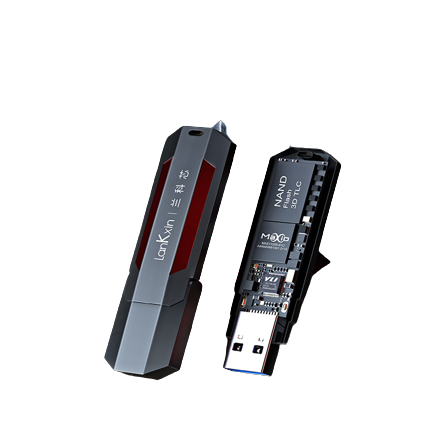 14点开始：LanKxin 兰科芯 UFO USB 3.2 固态U盘 钛空黑 128GB USB-A 99元