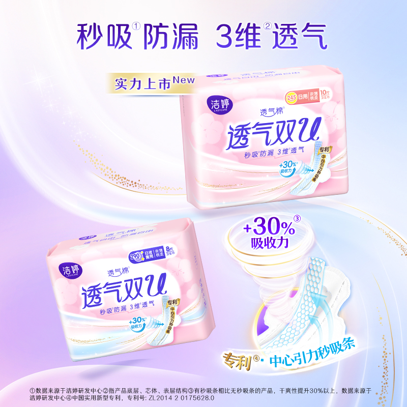 LADYCARE 洁婷 卫生巾棉柔日用夜用290mm组合 25片 7.9元（需用券）