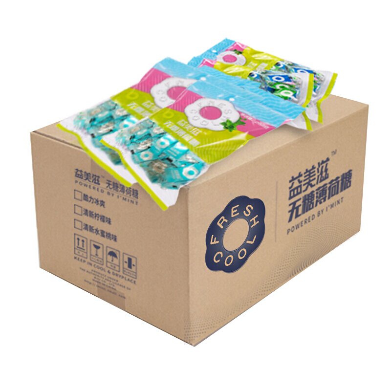 88VIP：I' MINT 益美滋 I'MINT 益美滋无糖薄荷糖 500g 4种口味 22.71元