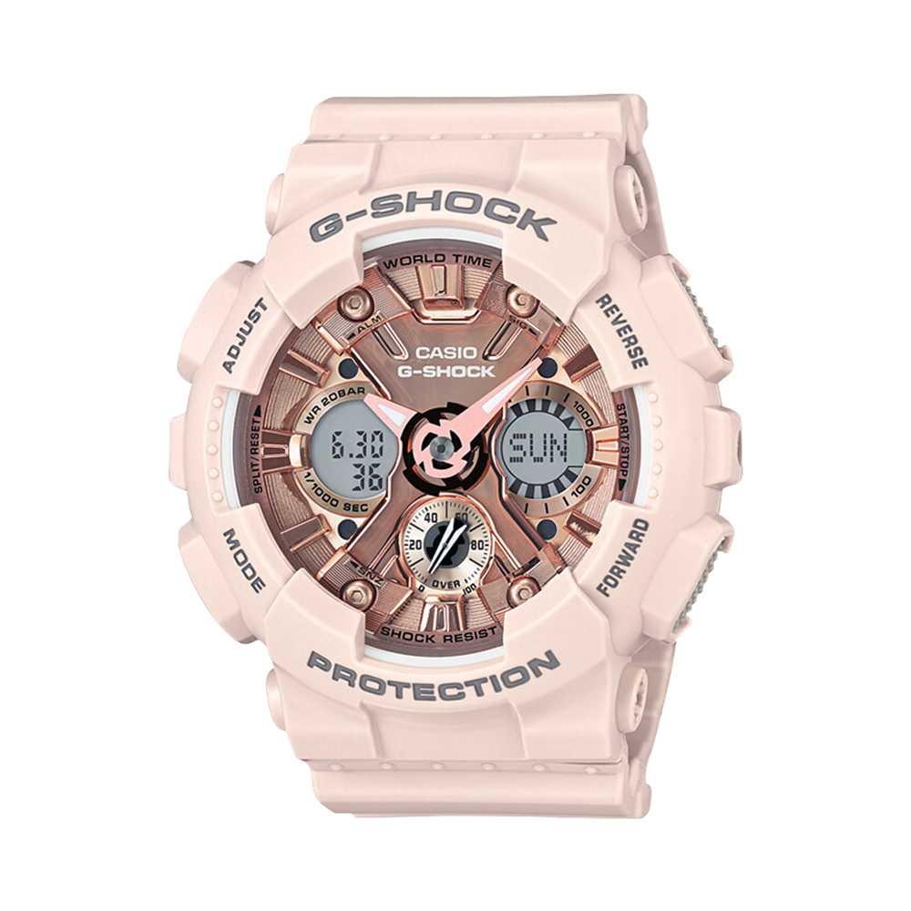 CASIO 卡西欧 G-SHOCK系列 45.9毫米石英腕表 GMA-S120MF 589.95元（需用券）