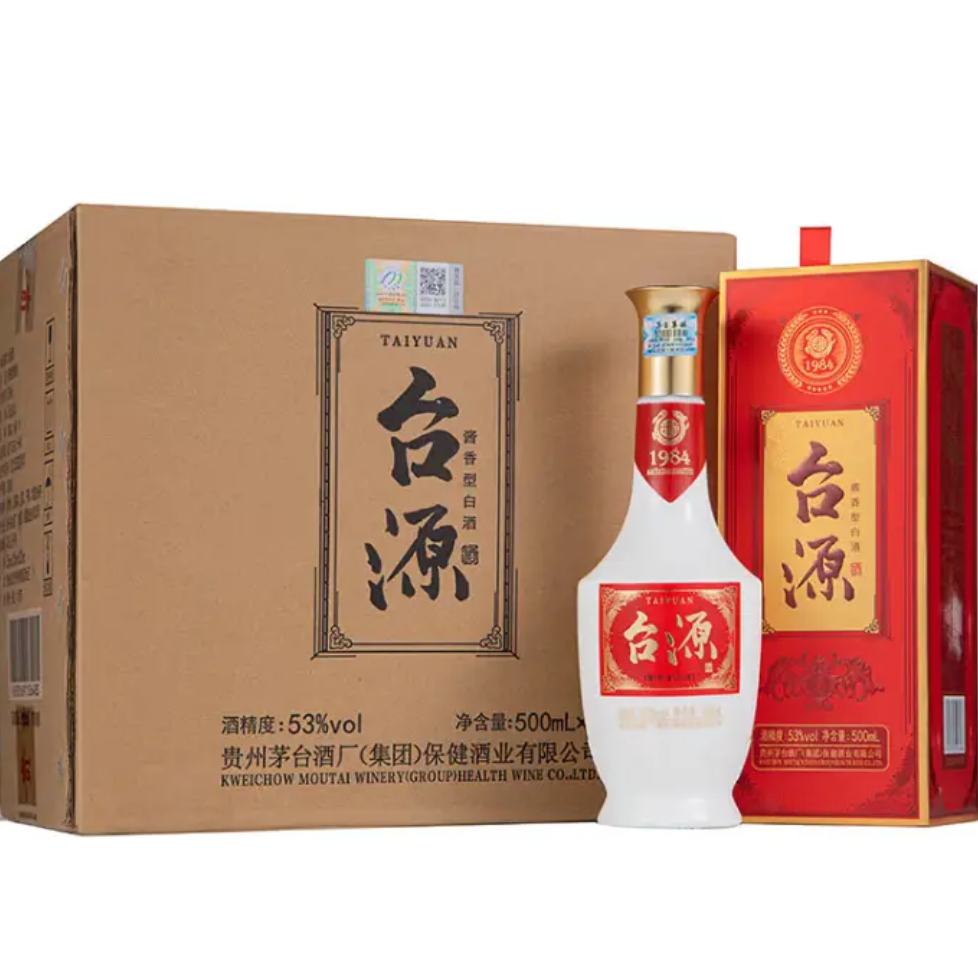 PLUS会员：茅台 台源酱香型白酒 53度 500mL 6瓶 474.51元（需领券）