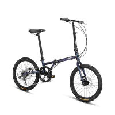 京东百亿补贴、PLUS会员：永久 折叠自行车20英寸禧玛诺 7速 变色龙蓝紫 596.0