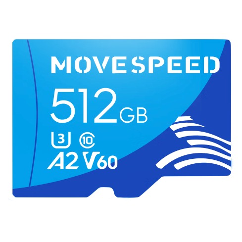 MOVE SPEED 移速 YSTFT300 MicroSD存储卡 512GB（V60、U3、A2） 238元
