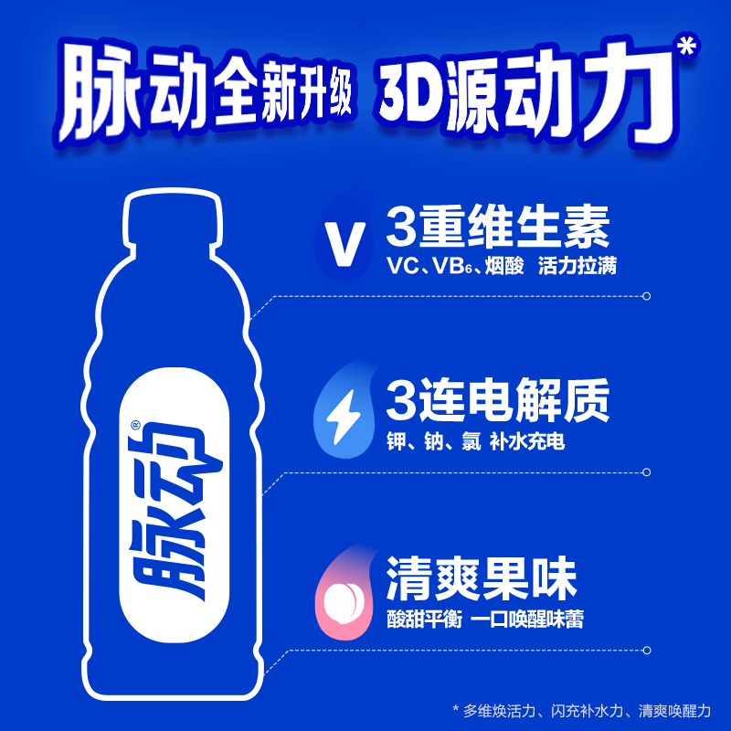 脉动 维生素饮料 桃子口味600ml*15 32.81元 - 86线报