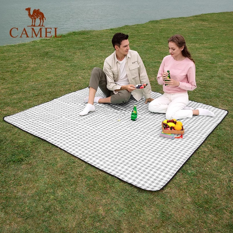 CAMEL 骆驼 户外防潮垫便携加厚野餐布野炊坐垫折叠防水帐篷地垫野餐垫 65.55