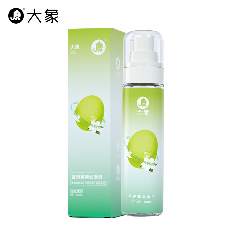 大象 青提茉莉 可舔舐润滑液 100ml*1瓶 19.9元（需用券）