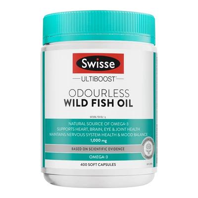 聚划算百亿补贴：Swisse斯维诗 深海鱼油软胶囊omega3 1000mg 400粒 89元