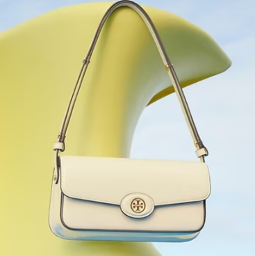 新品！Tory Burch ROBINSON 豆腐包法棍包 7折 $278.6（约2023元）