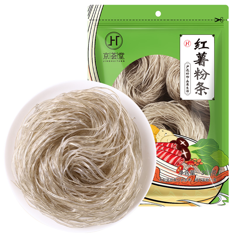 京荟堂 红薯粉条 300g 5.4元