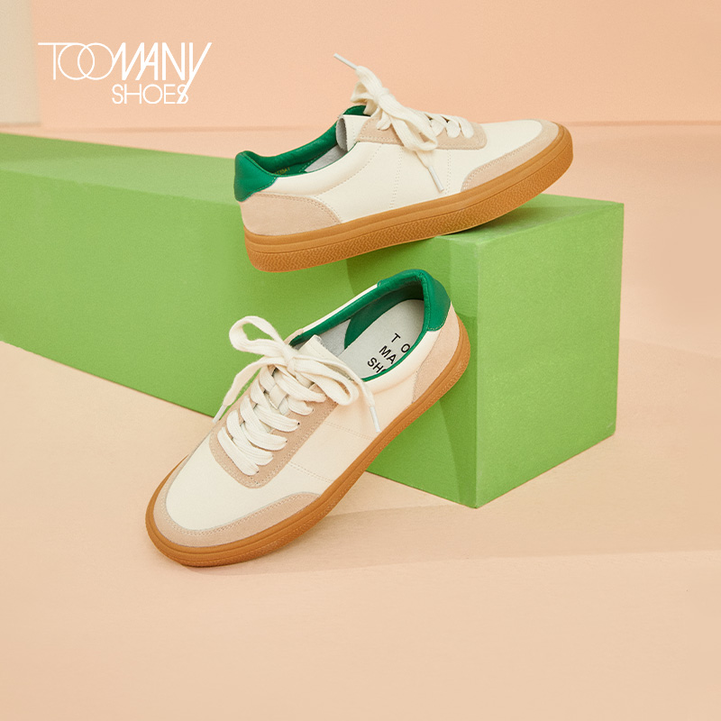 TOOMANYSHOES 女士德训鞋 T20411053A1 白色 38 289元（需用券）