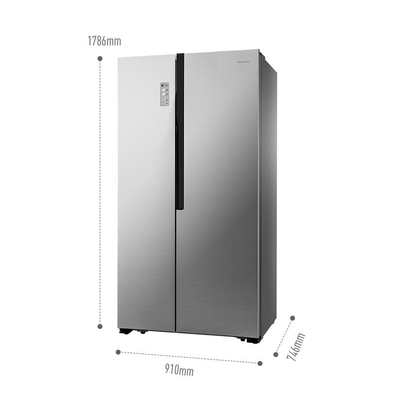 PLUS会员：Ronshen 容声 BCD-646WD11HPA 风冷对开门冰箱 646L 银色 2417.4元（晒单返30