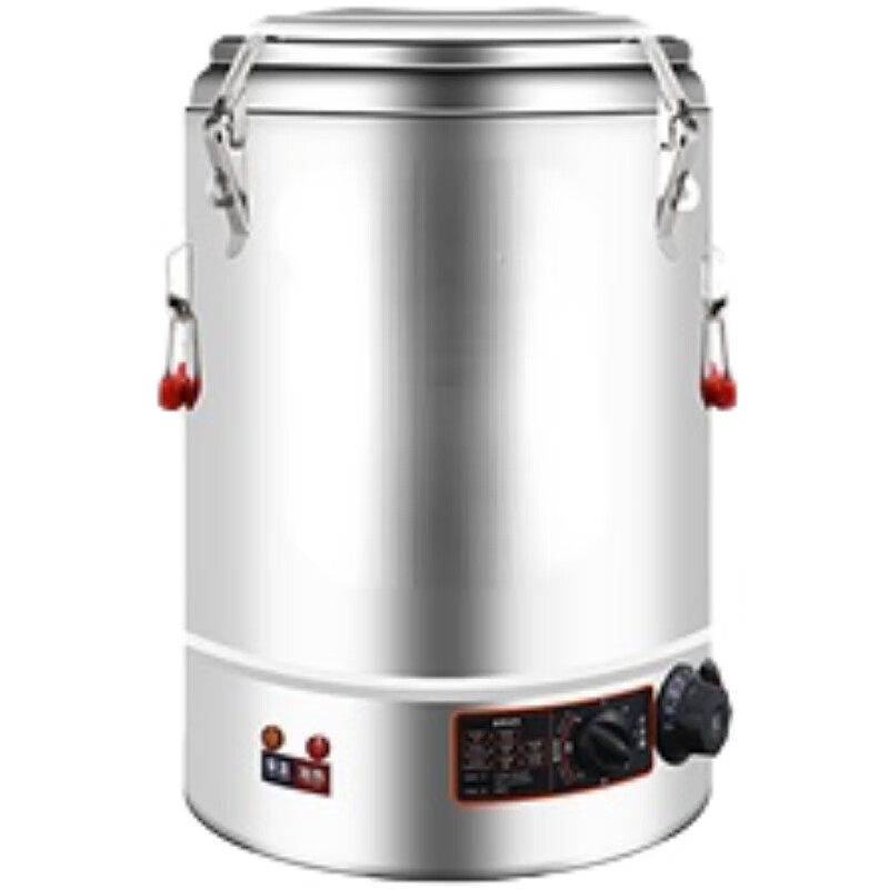苏勒 电热保温桶大容量商用不锈钢桶一体电加热汤桶蒸煮粥开水桶烧水桶 60