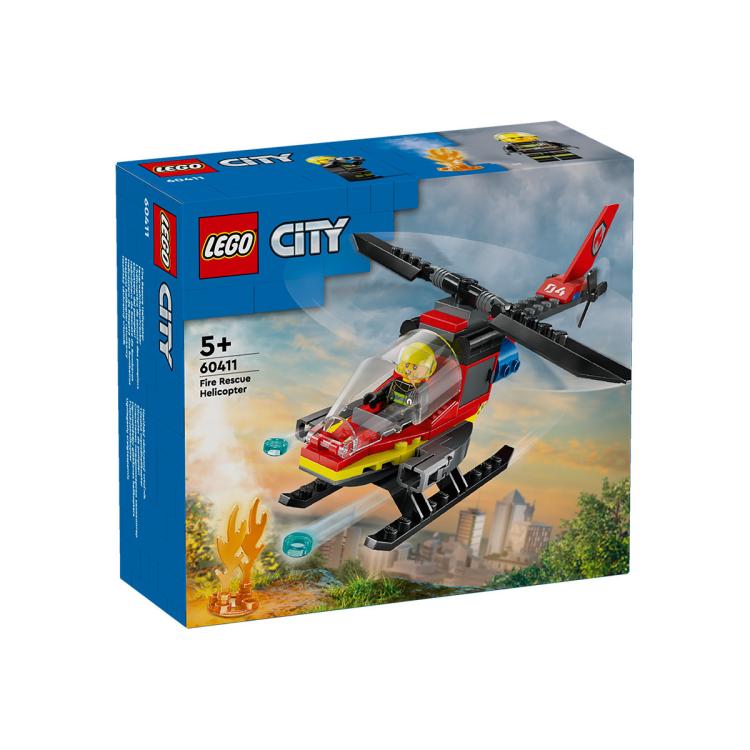 LEGO 乐高 积木男孩 城市60411消防直升机 儿童玩具5岁以上益智拼插 69元