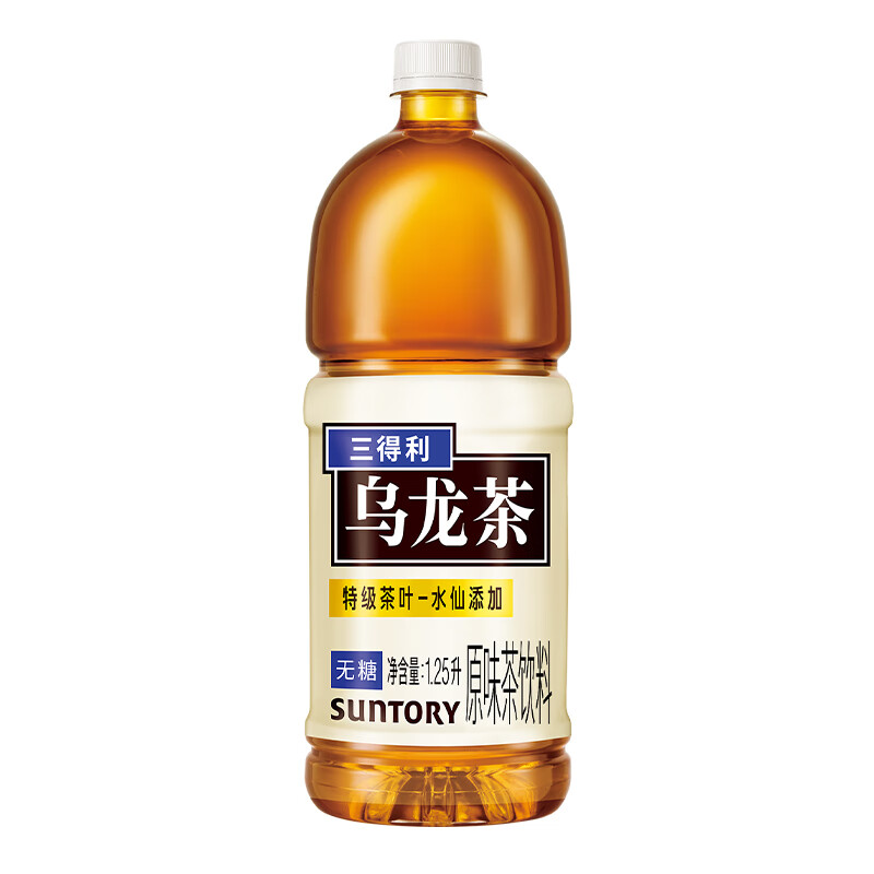 三得利 无糖乌龙茶 1250ml*6瓶 整箱 37元