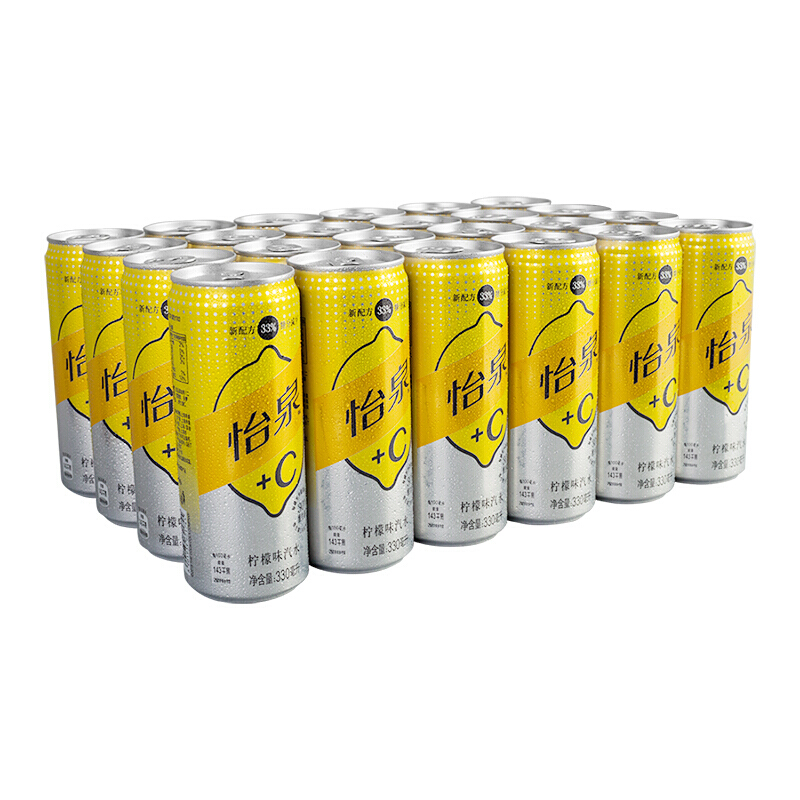 Schweppes 怡泉 Coca-Cola 可口可乐 怡泉 Schweppes +C 柠檬味 330ml*24罐 45.99元（需买2