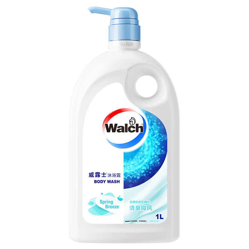 PLUS会员：Walch 威露士 沐浴露 清泉微风 1L 19.73元（需用券）