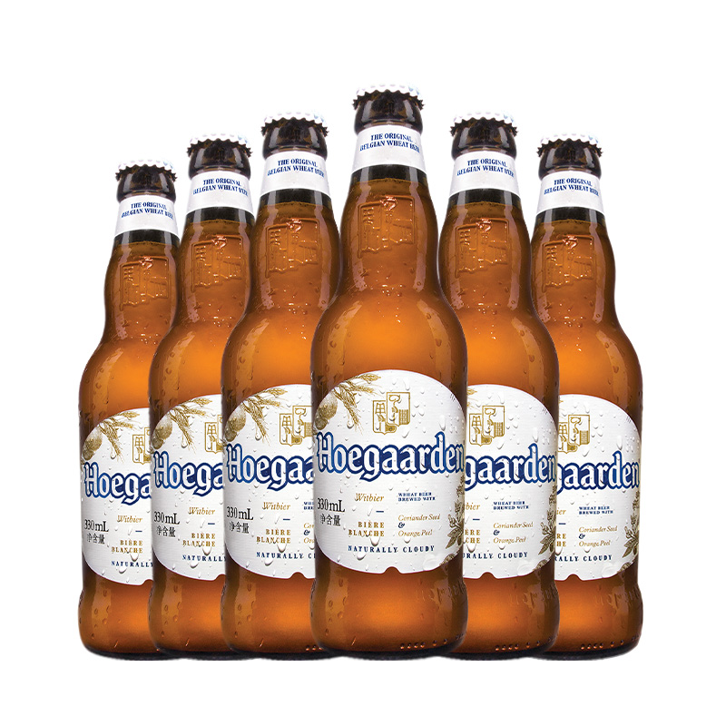 临期品：Hoegaarden 福佳 比利时小麦 白啤酒 330ml*6瓶 29元包邮（需用券）