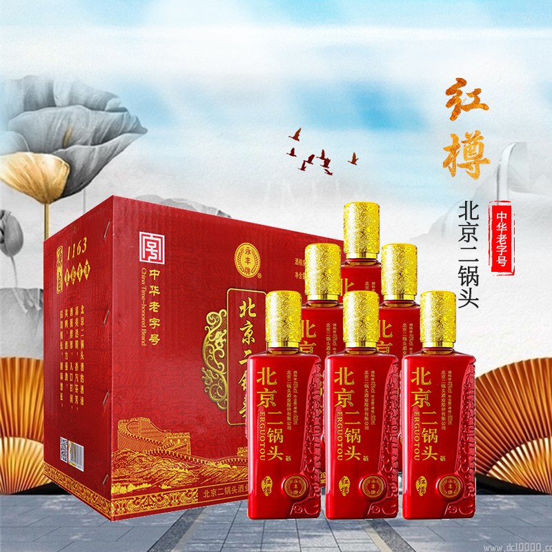 YONGFENG 永丰牌 北京二锅头 46度 清香型 500mL*6瓶 红樽 180元（需用券）