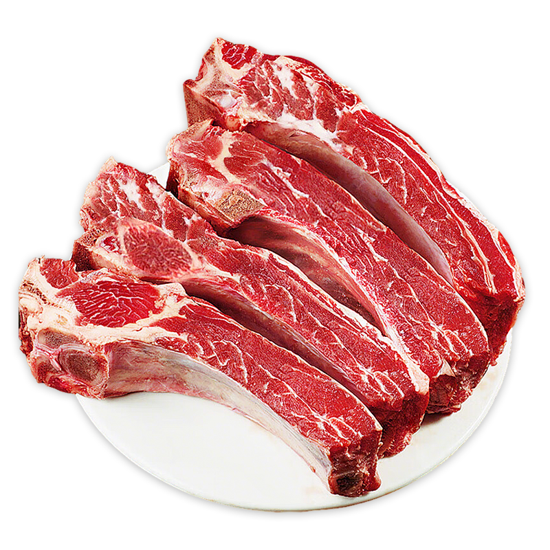 安格斯原切带骨牛肋排 进口牛肉 4斤 59.9元（领取3-2券后57.9元）