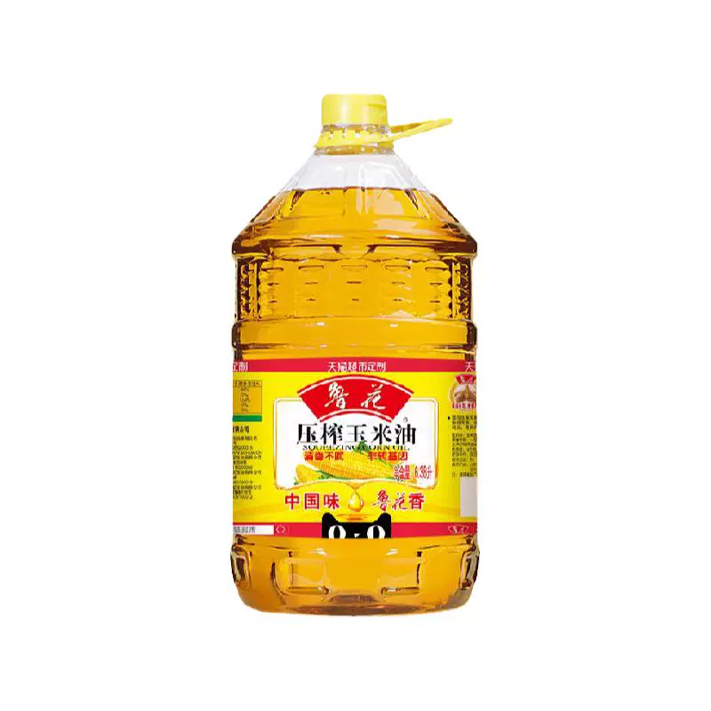 鲁花 压榨玉米油 6.38L ￥89.41