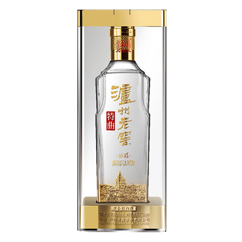 plus:泸州老窖 特曲晶彩 52° 浓香型白酒 500ml 180元返现到手