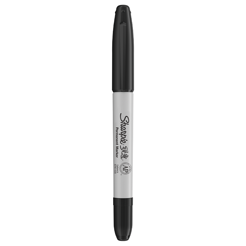 学生专享：Sharpie 锐意 双头马克笔 黑色 单支装 3.25元+运费（需用券）