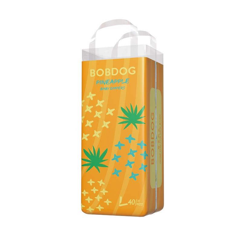 BoBDoG 巴布豆 菠萝系列 纸尿裤 L40片 52元