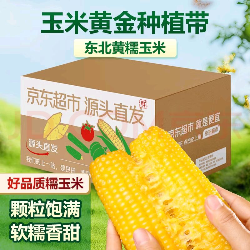 GREENSEER 绿鲜知 新鲜甜玉米 黄粒 220g*8 13.97元