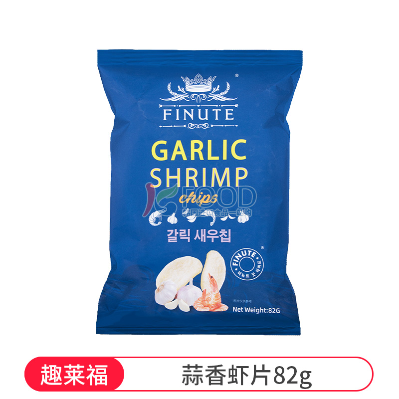 samlip 趣莱福 山姆韩国趣莱福鲜虾片蒜味进口薯片膨化网红爆款零食小吃休