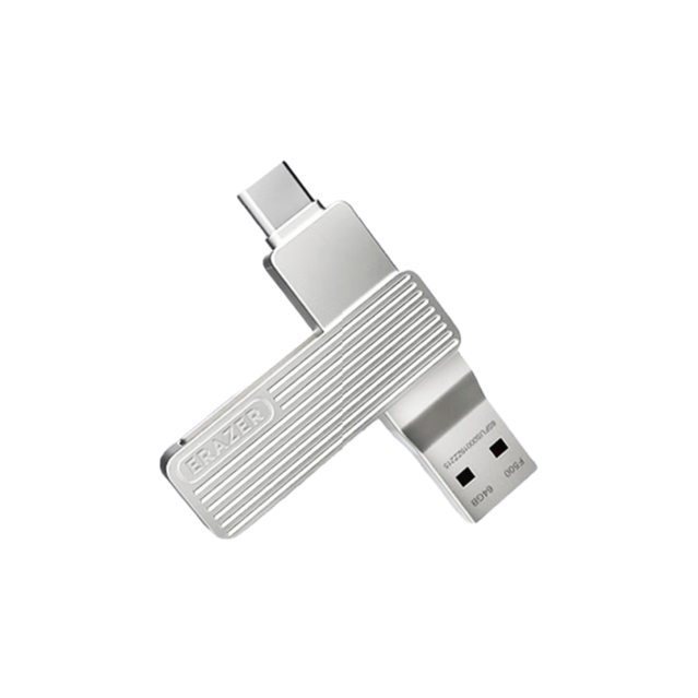 联想 Lenovo 异能者 F500 USB3.2 U盘 银色 32GB USB-A/Type-C 29.9元