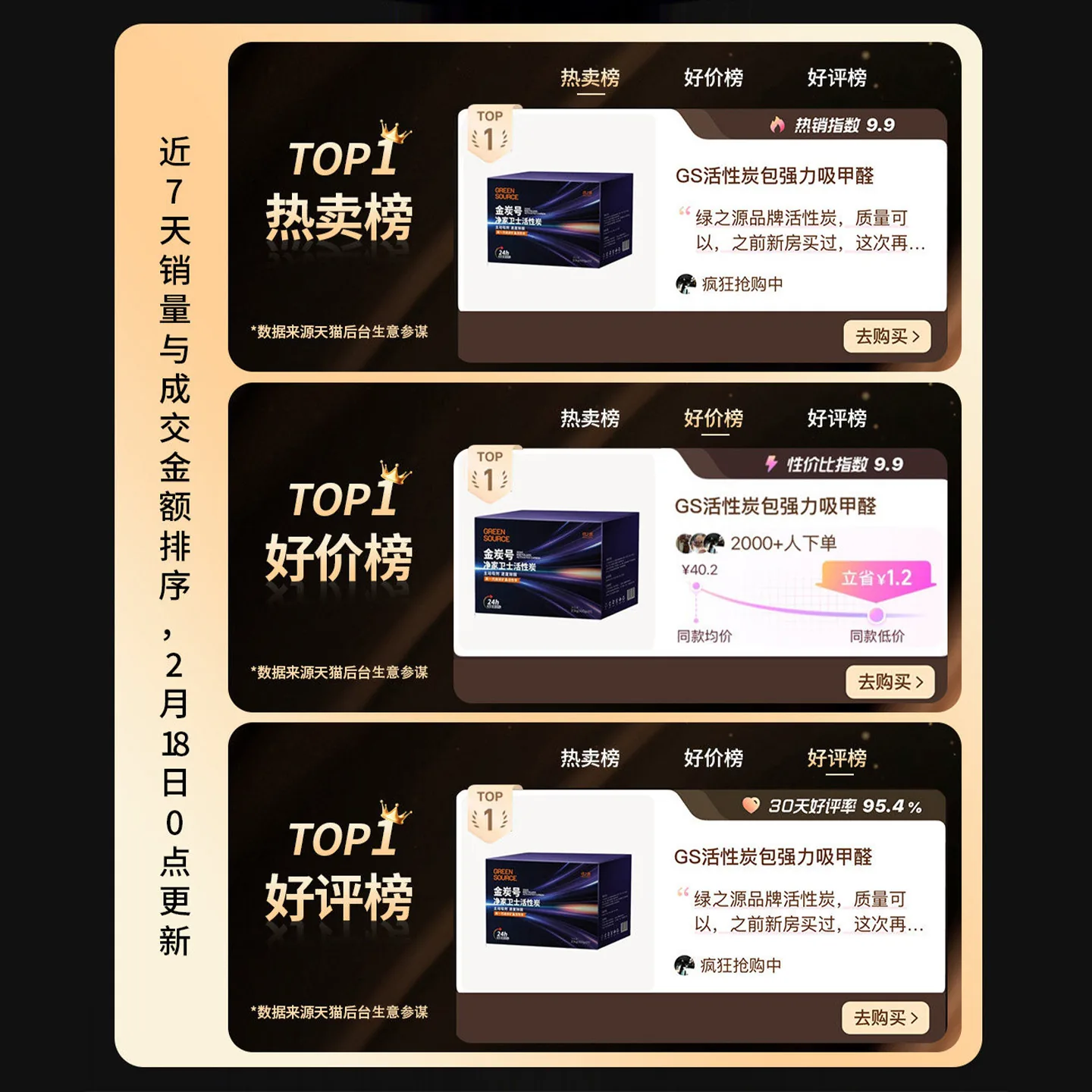 绿之源 空气清新剂 1kg 19.9元 - 线报酷