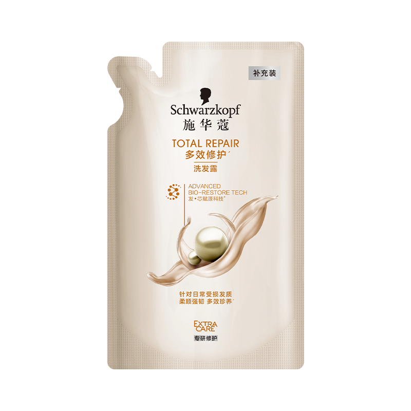 Schwarzkopf 施华蔻 多效修护洗发补充装200ml(临期) 10.76元