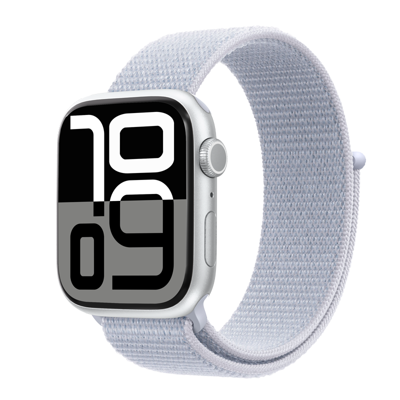 百亿补贴：苹果 Apple Watch Series 10 GPS款 铝金属表壳 回环式运动表带 2114.06元