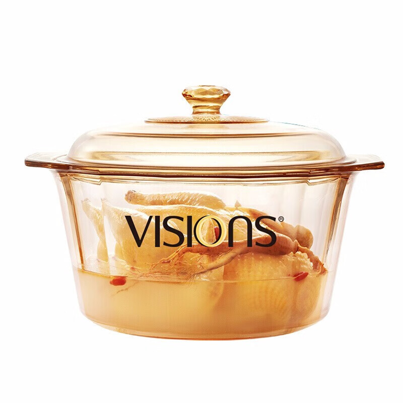 值选：VISIONS 康宁 晶钻透明玻璃锅 5L 670.6元（需用券）