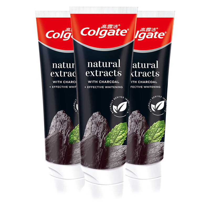 Colgate 高露洁 竹炭美白牙膏 100g*3 21.9元包邮（需用券）