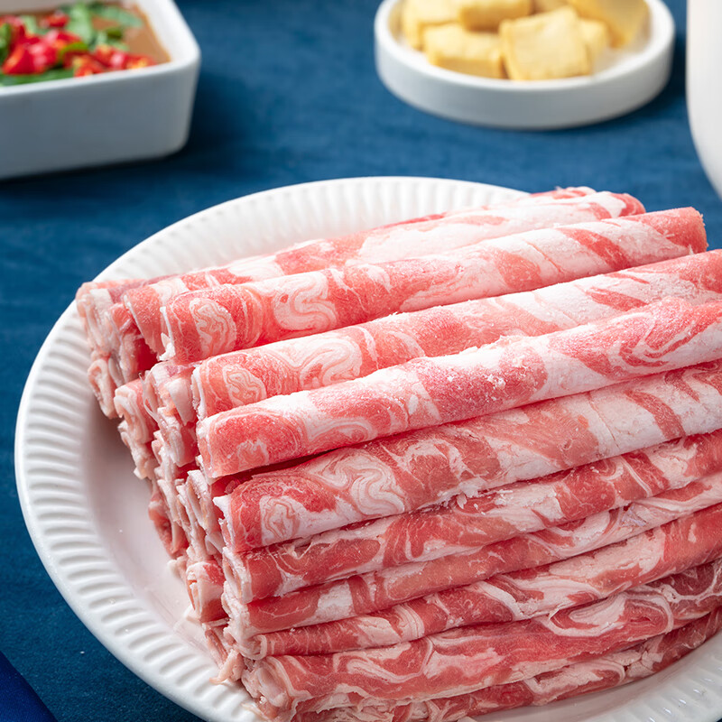 草原领头羊 进口原切羊肉卷600g（200g*3盒） 冷冻羊肉 火锅食材 25.86元（需买