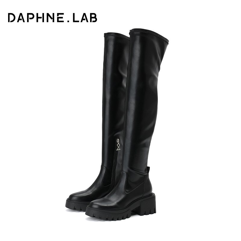 DAPHNE LAB 方糖 女士过膝靴 8824605014 322.05元（需用券）