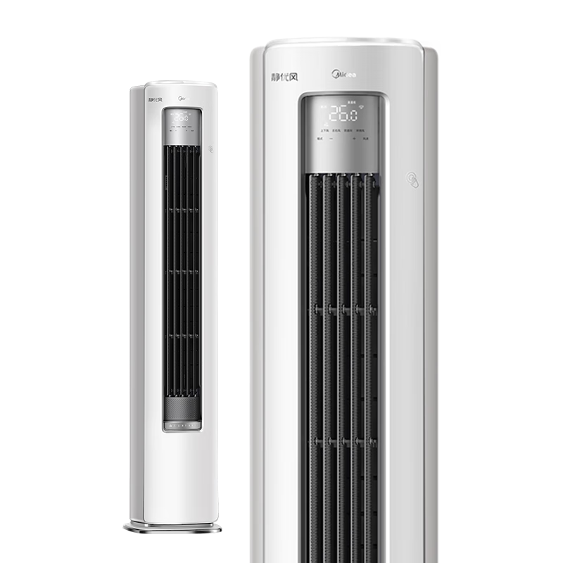 618预售、PLUS会员：美的（Midea）空调 3匹 静优风 新一级能效 变频冷暖 立式
