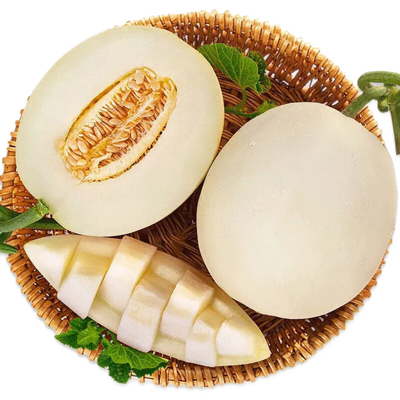 京喜特价需抢券陕西阎良白皮小籽蜜瓜香瓜5斤装139元包邮需用券