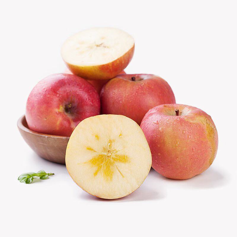 京鲜生 正宗新疆阿克苏苹果 脆甜苹果2.5kg 单果220-280g 新鲜水果 79.82元（合39