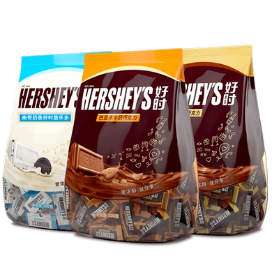 好时 HERSHEYS 巧克力多口味500g零食糖果 48.9元（需领券）