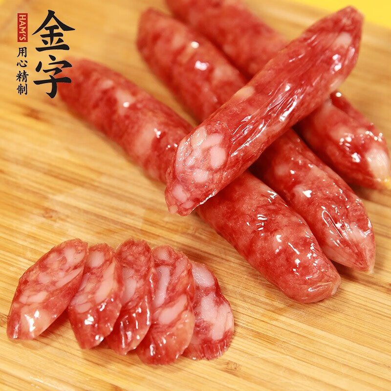 金字 广味腊肠 155g*4袋+金字腊肠125g*1袋 39.27元（需用券）